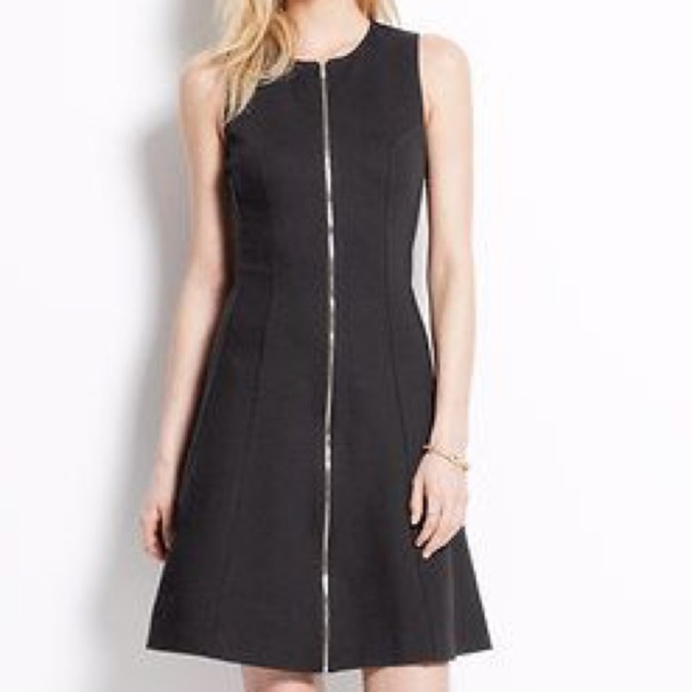 Ann Taylor Front Zip Professional Dress Size 2